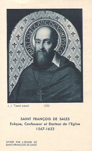 St François de Sales,évêque,docteur de l'Eglise